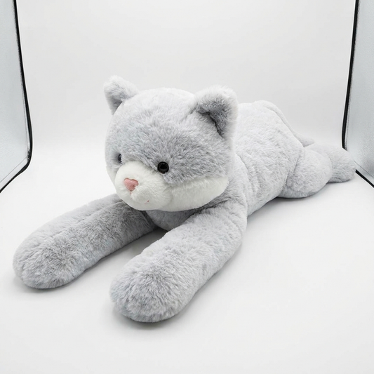 Giant Gray Cat Plush