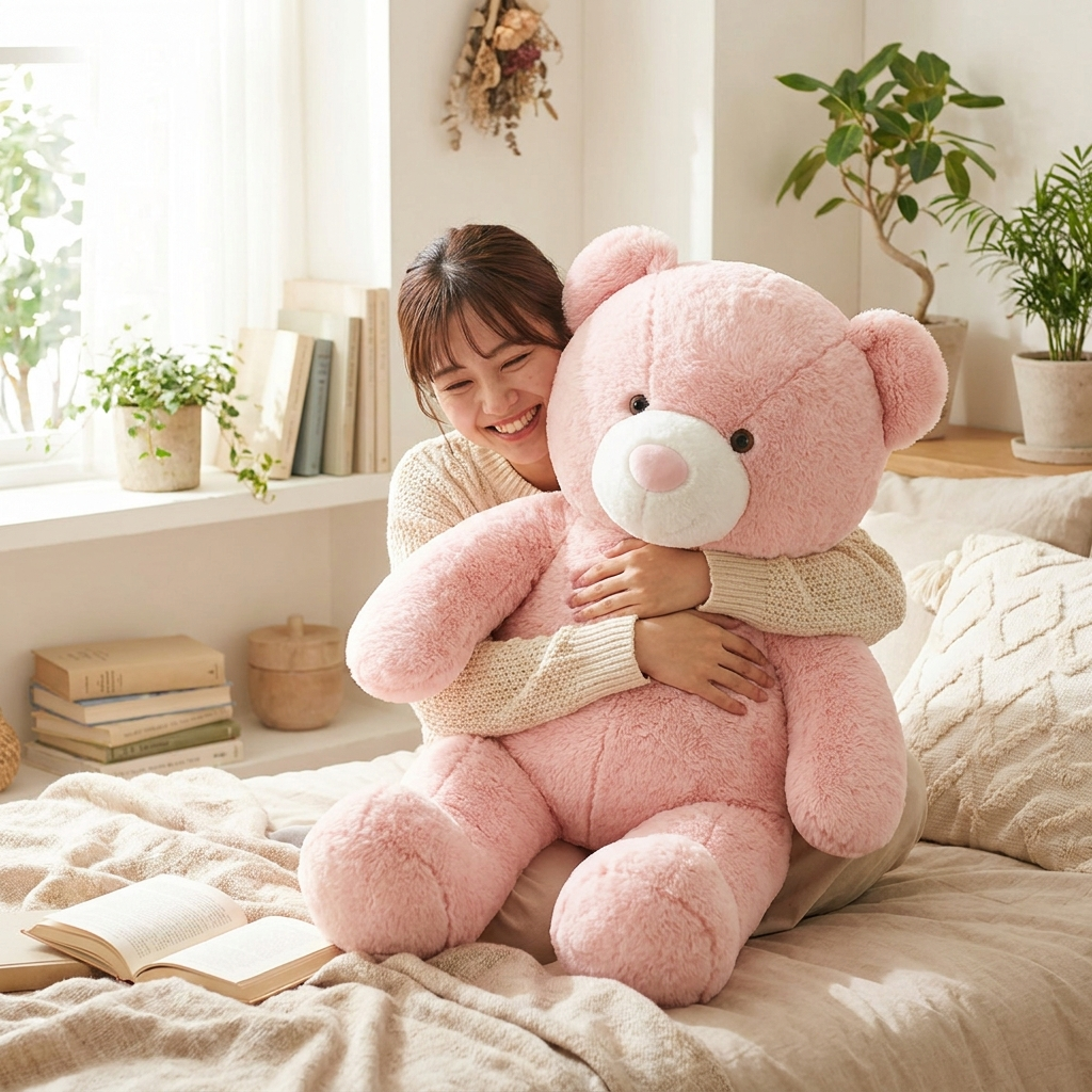 Giant Pink Bear Plush